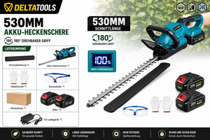 Akku Heckenschere, 18-21V, kompatibel mit Makita Akkus