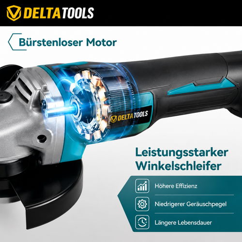 Akku Flex Trennschleifer 125mm – Solo, für Makita Akku, mit Trennscheiben