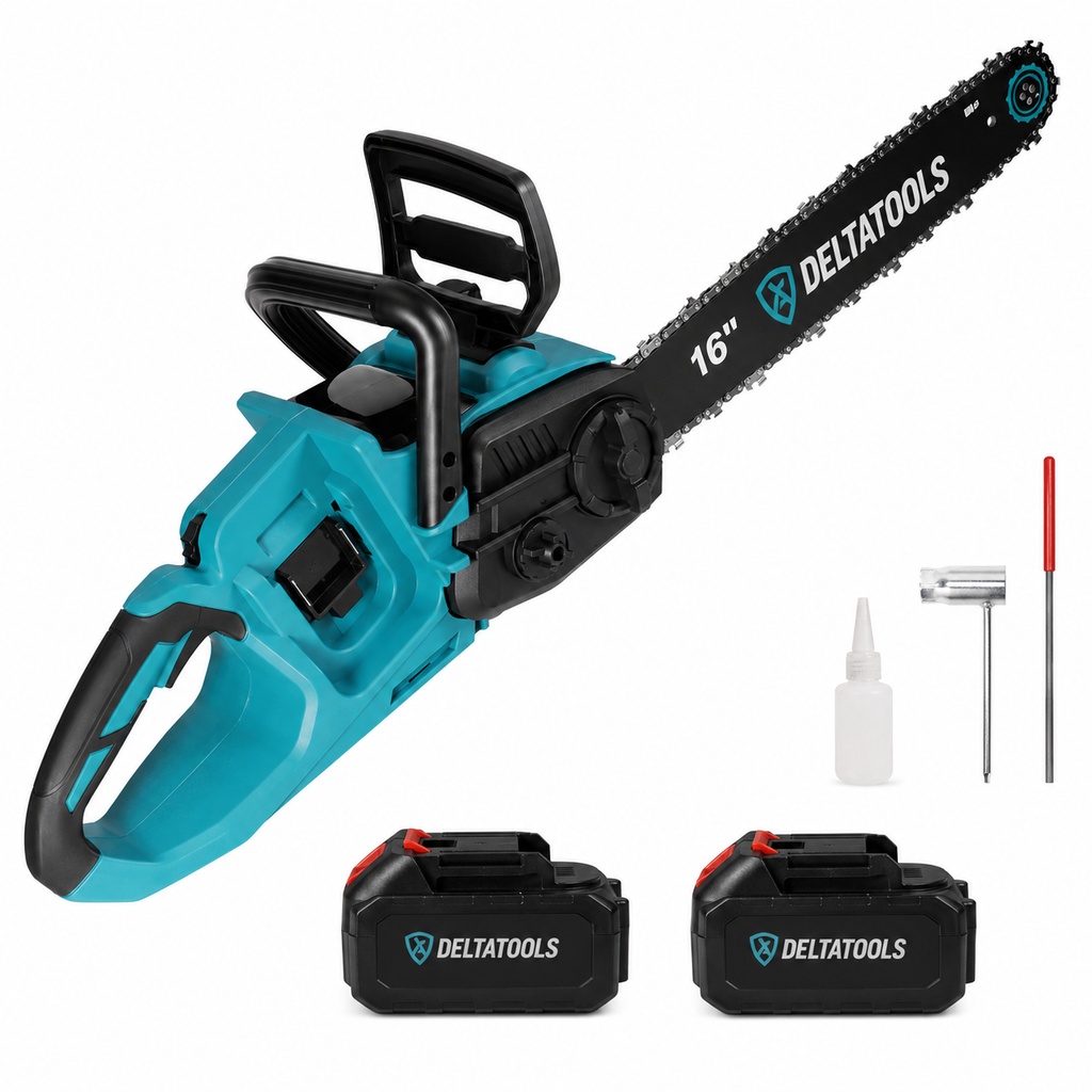Akku Kettensäge 16 Zoll bürstenlos – kompatibel mit Makita 18V