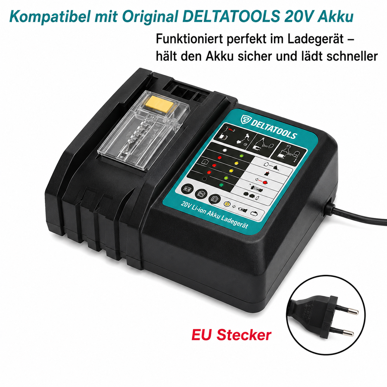 Akku Ladegerät 14,4V–18V – für Makita Akkus, NEU mit Rechnung