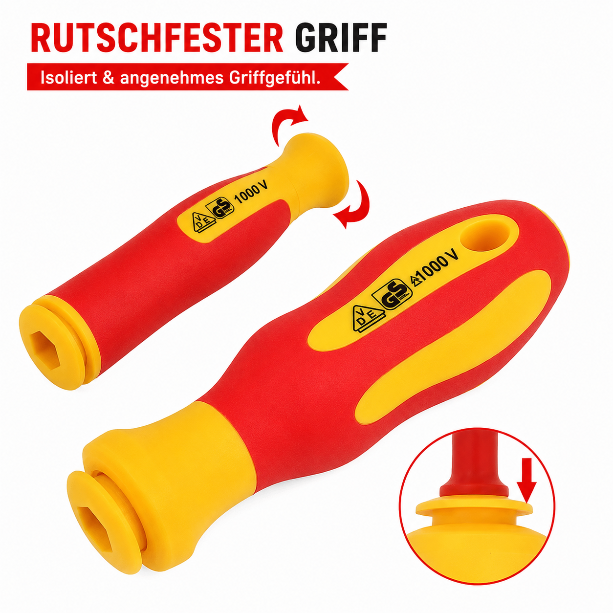 Elektro-Schraubendreher Set 10-teilig – 500V zugelassen, NEU