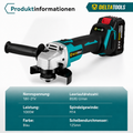 Akku Flex Trennschleifer 125mm – Solo, für Makita Akku, mit Trennscheiben